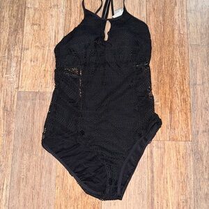 Splendid Black One-Piece Swimsuit